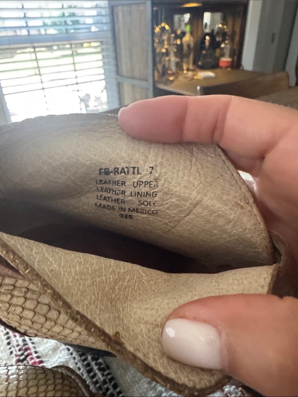 Freebird Women’s Brown Leather Peep-Toe Ankle Sandal - Picture 2 of 3